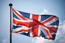 flag of uk symbolizing the c class level of galaxias